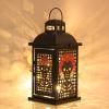 imageDECORKEY Halloween Decorations Indoor 149quot Decorative Witch ampamp Bat Candle Lantern with 82quot LED Lights8 Modes No Battery Hanging Spooky Halloween Lanterns Outdoor Home Room Door Party DecorSkull Womenmen