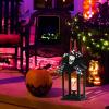 imageDECORKEY Halloween Decorations Indoor 149quot Decorative Witch ampamp Bat Candle Lantern with 82quot LED Lights8 Modes No Battery Hanging Spooky Halloween Lanterns Outdoor Home Room Door Party DecorSkull