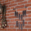 image:imageDECORKEY Metal Featheramp Arrow Wall Decor Native American Indian Style Decorations Indoor And Outdoor Arrow amp Feather Western Wall Art Wind Chime PendantsGift American Indian Decoration BronzeBronze
