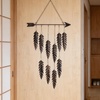 image:imageDECORKEY Metal Featheramp Arrow Wall Decor Native American Indian Style Decorations Indoor And Outdoor Arrow amp Feather Western Wall Art Wind Chime PendantsGift American Indian Decoration BronzeBronze