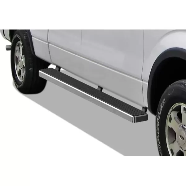 imageAPS 304 Stainless Steel Polished Silver 6 inches Running Boards Nerf Bars Side Steps Compatible with Ford F150 20092014 SuperCrew CabStainless Steel Polished