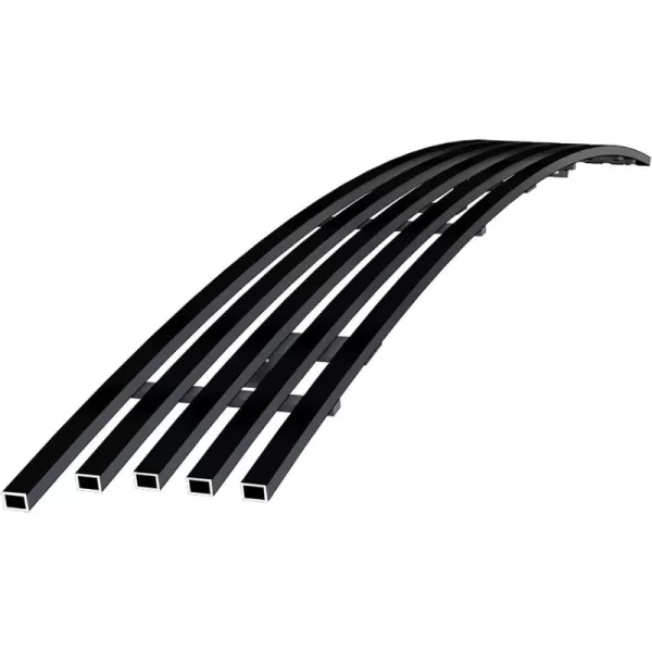imageAPS Compatible with Ram 2500 3500 20102018 Tow Hook Show Lower Bumper Stainless Steel Chrome 8x6 Horizontal Billet Grille Grill Insert D66332ABlack