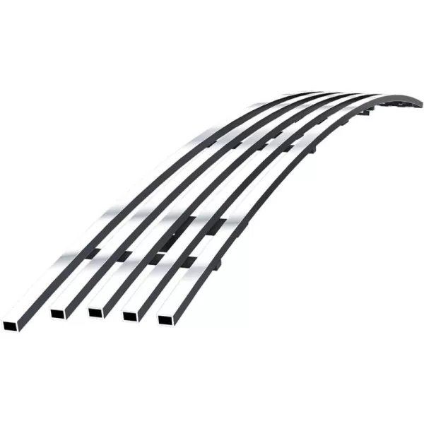 imageAPS Compatible with Ram 2500 3500 20102018 Tow Hook Show Lower Bumper Stainless Steel Chrome 8x6 Horizontal Billet Grille Grill Insert D66332AChrome