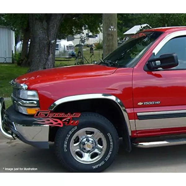 imageAPS Fender Trim Compatible with 9703 F150 Chrome