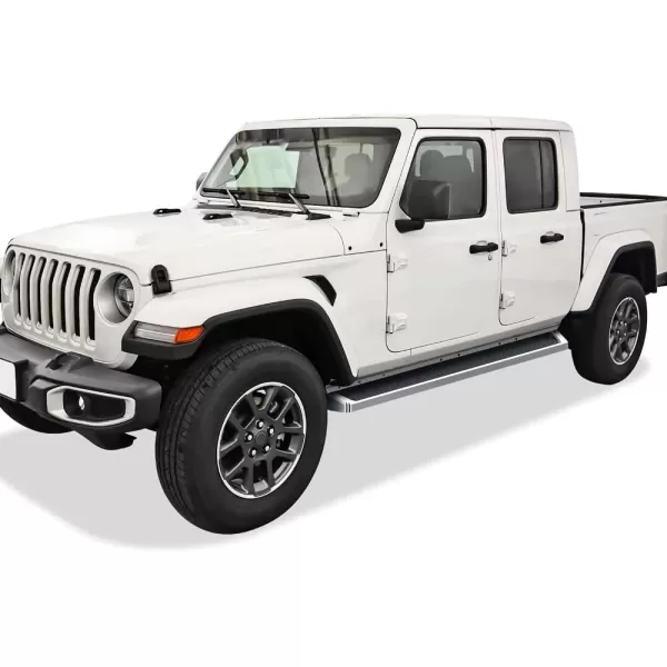 imageAPS Premium Running Boards 6in Compatible with Jeep Gladiator Crew Cab 2024