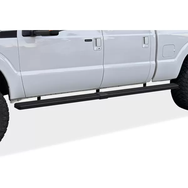 imageAPS Running Boards 5 inches Compatible with Ford F250 F350 Super Duty 19992016 Crew Cab Stainless Steel Nerf Bars Side Steps Side BarsStainless Steel Black