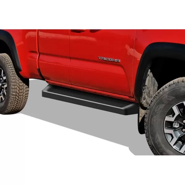 imageAPS Running Boards 6in Black Compatible with Tacoma Extended Access Cab 0523