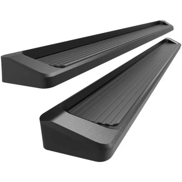 imageAPS Running Boards 6in Black Compatible with Tacoma Extended Access Cab 0523