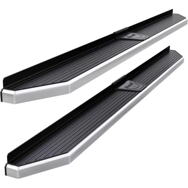 imageAPS Running Boards Nerf Bars Side Steps Step Bars Compatible with Toyota Tacoma 20052023 Access Cab Stainless Steel Black Powder Coated 5 inchesPolished