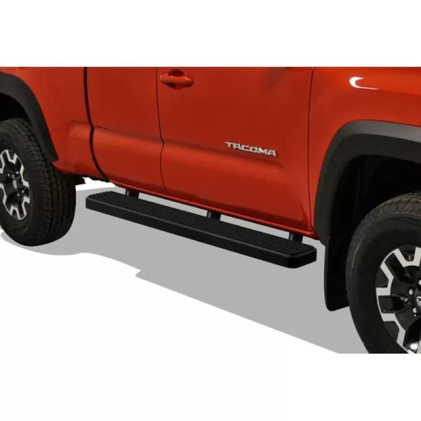 imageAPS iBoard Compatible with Toyota Tacoma 20052023 Access Cab Nerf Bars 5 inchesStainless Steel Black