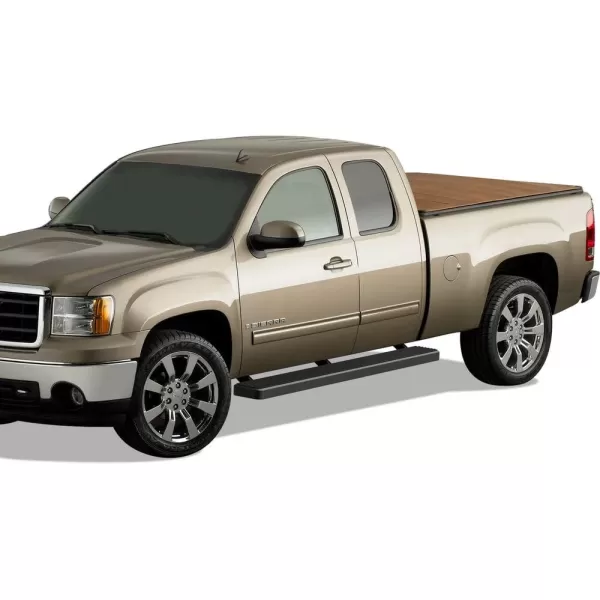 imageAPS 6in Black Running Boards Compatible with Chevy Silverado GMC Sierra Double Cab 9913