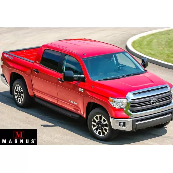 imageAPS Black Blow Molding Style Nerf Bars Running Boards Compatible with Toyota Tundra 20072021 Double Cab