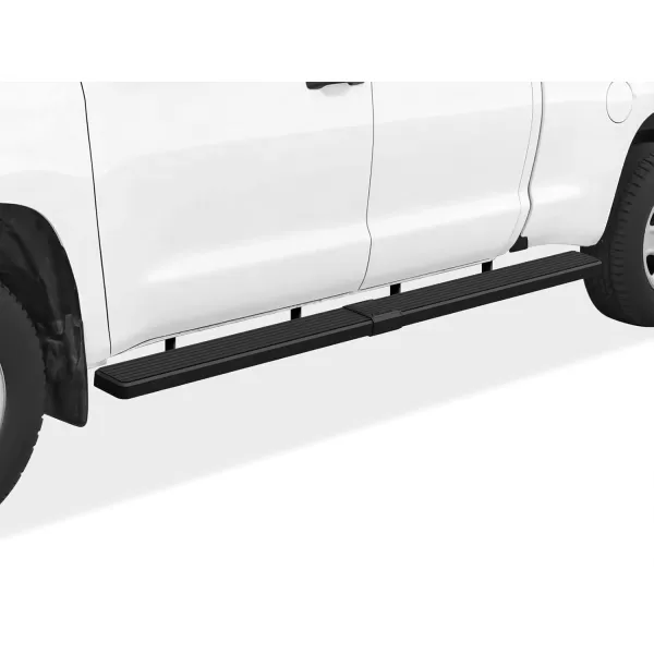 imageAPS Black Powder Coated Running Board Style Running Boards Nerf Bars Side Steps Compatible with Toyota Tundra 20072021 Double CabStainless Steel Black
