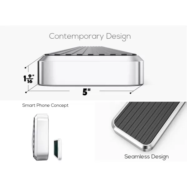 imageAPS Black Powder Coated Running Board Style Running Boards Nerf Bars Side Steps Compatible with Toyota Tundra 20072021 Double CabStainless Steel Polished