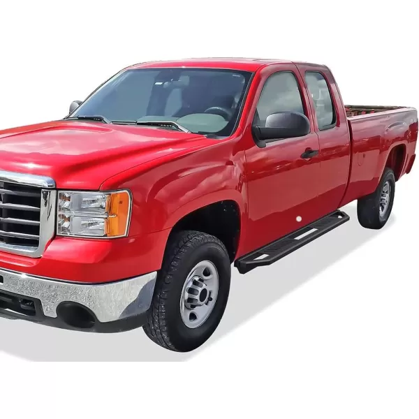 imageAPS OffRoad 65in Side Armor Stainless Steel Boards Compatible with Chevy Silverado GMC Sierra 1500 2500 19992006 Extended Cab ampamp 2500 HD 3500 ampamp 07 Classic 0106 Nerf Bars Side Steps Side Bars