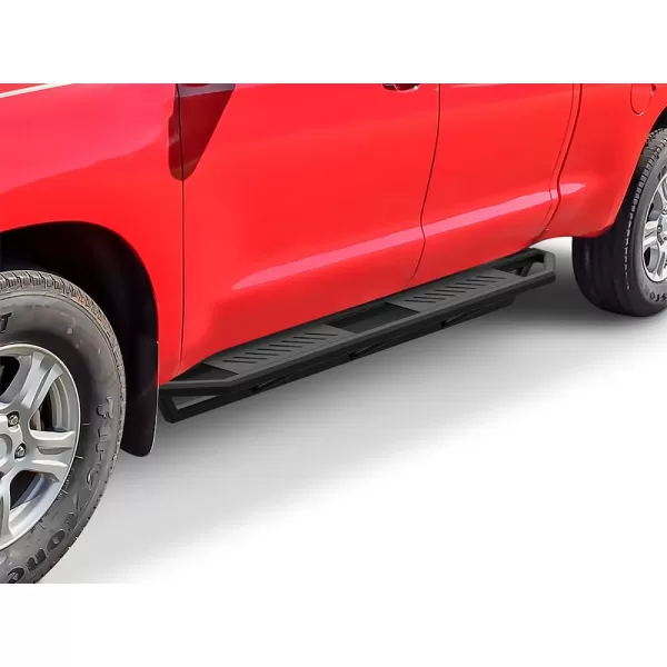 imageAPS OffRoad 65in Side Armor Stainless Steel Running Boards Compatible with Toyota Tundra 20072021 Double Cab Nerf Bars Side Steps Side Bars
