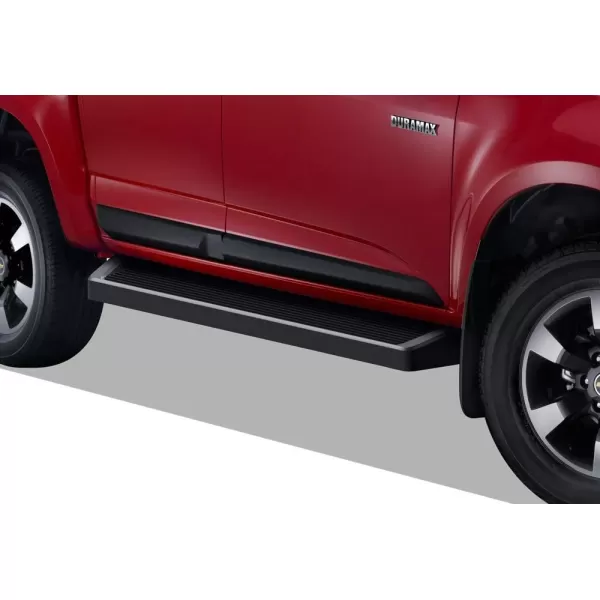 imageAPS Running Boards 6in Black Compatible with Chevy Colorado GMC Canyon Crew Cab 1524