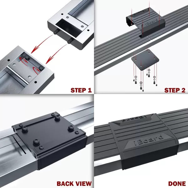 imageAPS Running Boards Nerf Bars Side Steps Step Bars Compatible with Toyota Tundra 20072021 Double Cab 55ft Bed Stainless Steel Black Powder Coated 5 inches Wheel to WheelStainless Steel Polished