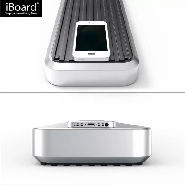 imageAPS iBoard Third Generation 5inch Black Aluminum Running Boards Side Step for Selected Dodge Ram 1500 Crew CabSilver