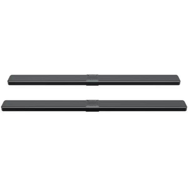 imageAPS 6in WheeltoWheel Black Nerf Bars Compatible with Silverado Sierra Crew Cab 65ft Bed 0113