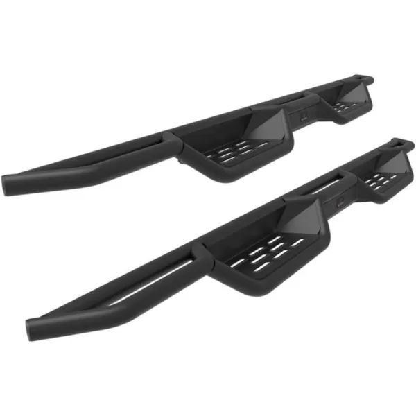 imageAPS Black 6 Inches Tubular Drop Down Style Side Bars Running Boards Compatible with Toyota Tundra 20072021 Double CabBlack