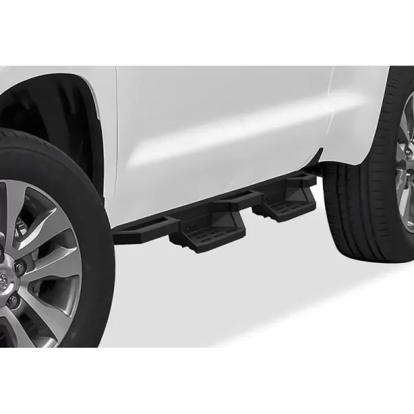 imageAPS Drop Steps Running Boards Compatible with Toyota Tundra 20072021 Extended Cab