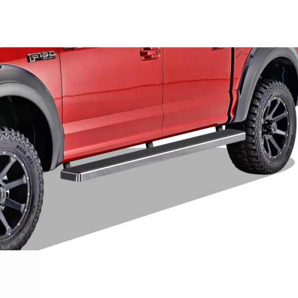 imageAPS Premium 5in Stainless Steel Running Boards Compatible with Ford F150 SuperCrew Cab ampamp 1724 F250 1524