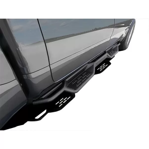 imageAPS Stainless Steel Pocket Steps Running Boards Side Bars Compatible with Ram 1500 20192024 Crew Cab Will Not Fit 2018 Previous Generation Build in 1924Black