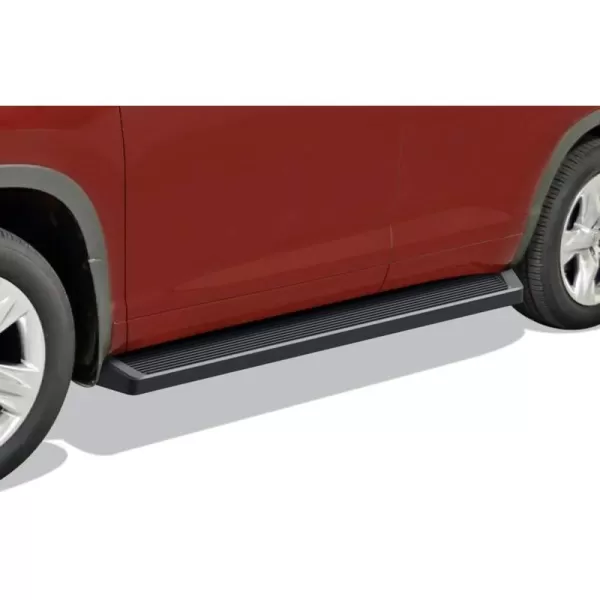 imageAPS iBoard Fifth Generation 5inch Black Stainless Steel Running Boards Side Step for Selected Toyota Tundra Double CabBlack