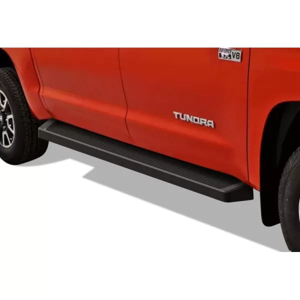 imageAPS iBoard Third Generation Black Flat Style Running Boards Side Step for Selected Toyota Tundra Double CabBlack
