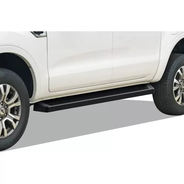 imageAPS 6in Black Running Boards Compatible with Ford Ranger SuperCrew Cab 1923