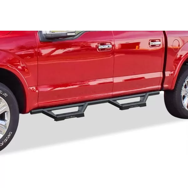 imageAPS Black 6 Inches Tubular Drop Down Style Nerf Bars Running Boards Compatible with Ford F150 20152024 SuperCrew Cab ampamp F150 Lightning 20222024 ampamp F250 F350 Super Duty 20172024 Crew CabBlack