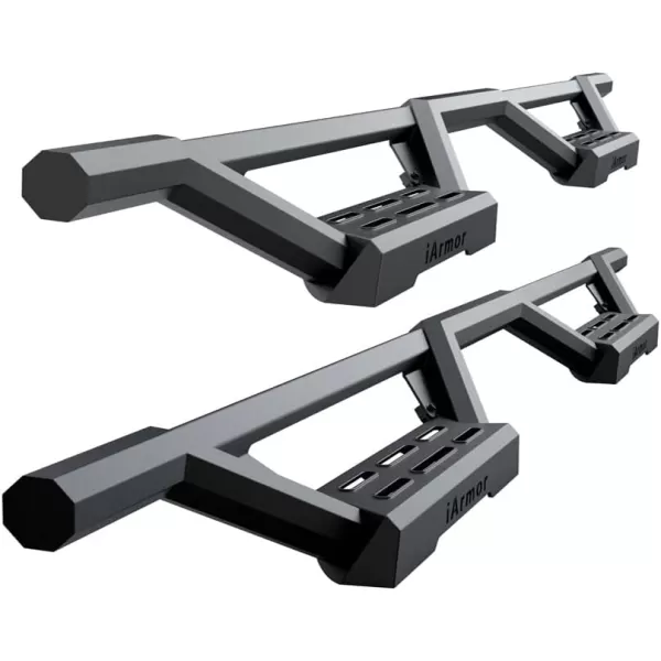 imageAPS Black 6 Inches Tubular Drop Down Style Nerf Bars Running Boards Compatible with Ford F150 20152024 SuperCrew Cab ampamp F150 Lightning 20222024 ampamp F250 F350 Super Duty 20172024 Crew CabBlack