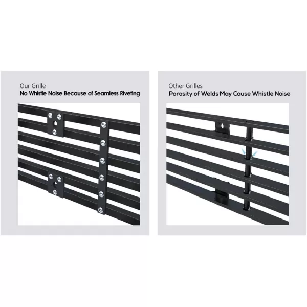 imageAPS Compatible with Chevy Colorado 20042012 Main Upper Chrome Billet Front Grill Grille Insert C65747ABlack