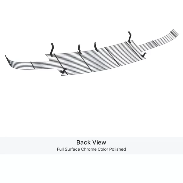 imageAPS Compatible with Chevy Silverado 1500 19992002 ampamp 0006 Suburban Tahoe Full Face Main Upper Stainless Steel SS Chrome Horizontal Billet Front Grill Grille Insert C85025A