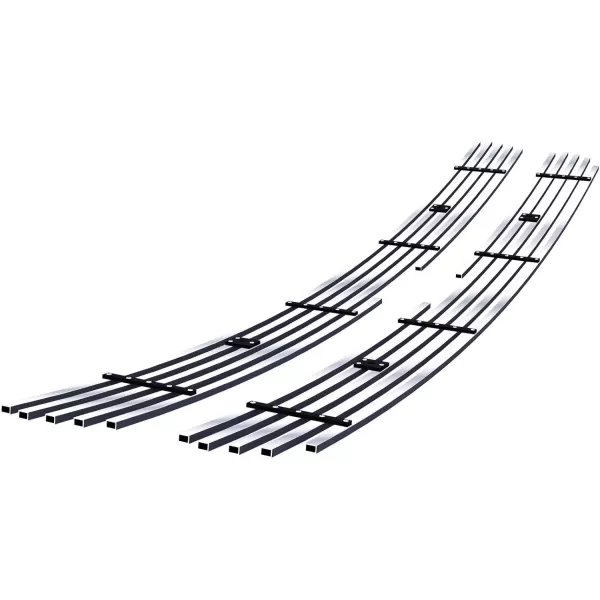 imageAPS Compatible with Chevy Silverado 1500 2500 3500 19992000 ampamp Suburban Tahoe 0006 Main Upper Stainless Steel SS Black Billet Front Grill Grille Insert C65701HChrome
