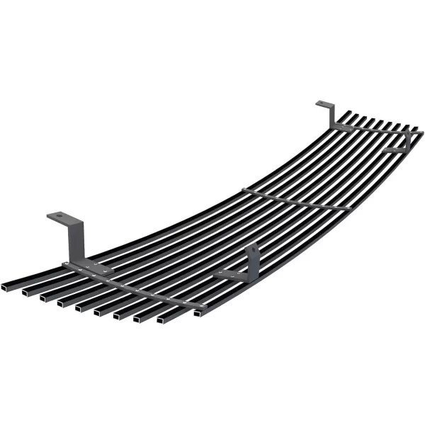 imageAPS Compatible with Ford Ranger 19931997 Main Upper Stainless Steel SS Chrome Billet Front Grill Grille Insert F85013ABlack