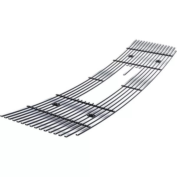 imageAPS Compatible with GMC Sierra 1500 20072013 ampamp 0710 Sierra Denali New Body with Logo Show Main Upper Stainless Steel Black 8x6 Horizontal Billet Front Grill Grille Insert G66474JChrome