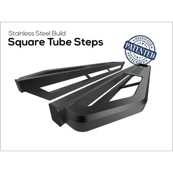 imageAPS Stainless Steel Side Steps Armor Compatible with Chevy Silverado GMC Sierra 1500 2500 19992006 Regular Cab ampamp 2500 HD 3500 0106 ampamp Classic 07 Nerf Bars Side Steps Side Bars