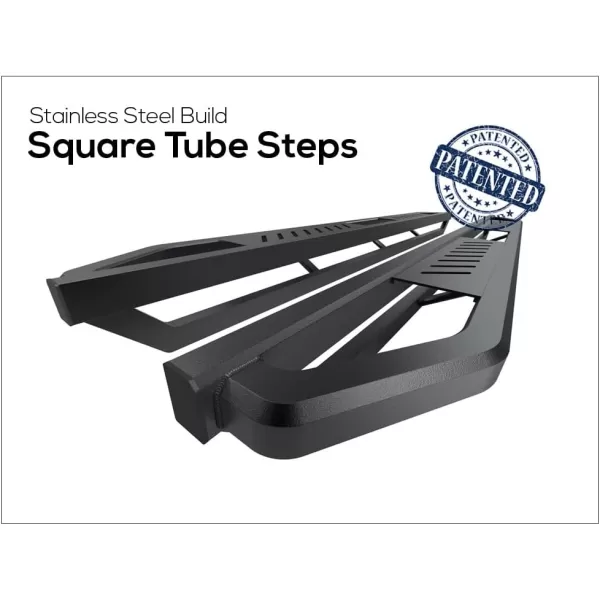 imageAPS Stainless Steel Side Steps Armor Compatible with Jeep Grand Cherokee 20112021 Include 22 WKExclude Limited X ampamp High Altitude ampamp Summit ampamp SRT ampamp SRT8 ampamp Trackhawk ampamp Trailhawk StepsBlack