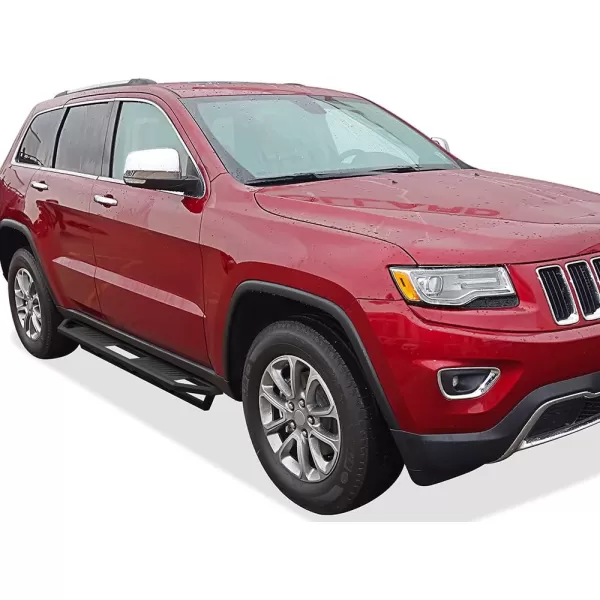 imageAPS Stainless Steel Side Steps Armor Compatible with Jeep Grand Cherokee 20112021 Include 22 WKExclude Limited X ampamp High Altitude ampamp Summit ampamp SRT ampamp SRT8 ampamp Trackhawk ampamp Trailhawk StepsBlack