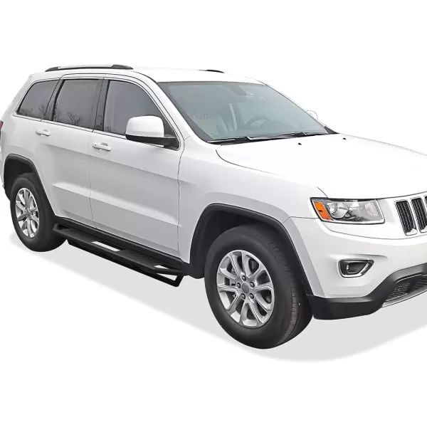 imageAPS Stainless Steel Side Steps Armor Compatible with Jeep Grand Cherokee 20112021 Include 22 WKExclude Limited X ampamp High Altitude ampamp Summit ampamp SRT ampamp SRT8 ampamp Trackhawk ampamp Trailhawk StepsBlack