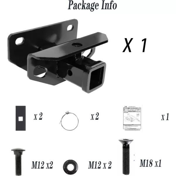 imageAPS Towing Trailer Hitch Receiver 2 Inch Class 3 Trailer Hitch Compatible with Dodge Ram 1500 2500 3500 20032019 Towing Hitch Compatible with Ram 1500 Classic 20192022