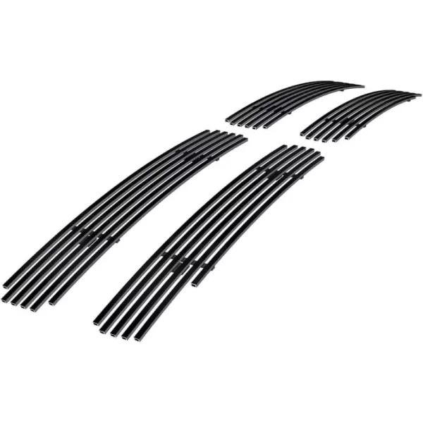 imageAPS Compatible with Dodge Ram 19942001 Main Upper Stainless Steel Chrome 8x6 Billet Front Grill Grille Insert D65721CBlack