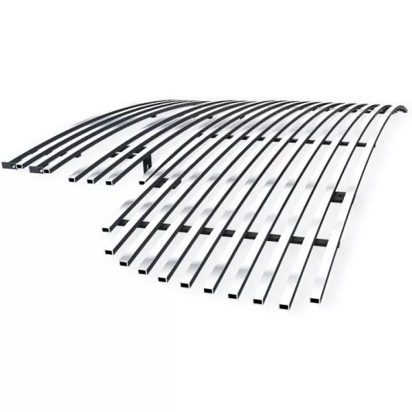 imageAPS Premium 304 Stainless Steel Chrome Horizontal Billet Grille Grill Insert Combo Compatible with GMC Sierra 2500 03 04 ampamp 0306 1500 2500 HD 3500 ampamp 07 Classic Main Upper Top Lower Bumper N19S69776G