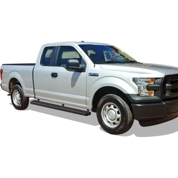 imageAPS Black 5 inches 304 Stainless Steel Running Boards Nerf Bars Side Steps Compatible with Ford F150 20152025 Super Cab ampamp F250 F350 Super Duty 20172025