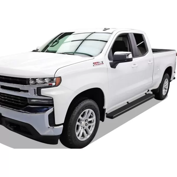 imageAPS Black 5in Steel Nerf Bars Compatible with Silverado Sierra 1500 20192025 Extended Cab ampamp 2500 3500 20202025 Exclude 19 1500 LDSilverado 1500 LTD Sierra 1500 LD 2022Aluminum Black