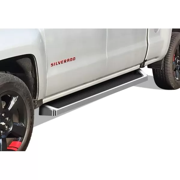 imageAPS Black 5in Steel Nerf Bars Compatible with Silverado Sierra 1500 20192025 Extended Cab ampamp 2500 3500 20202025 Exclude 19 1500 LDSilverado 1500 LTD Sierra 1500 LD 2022Aluminum Silver