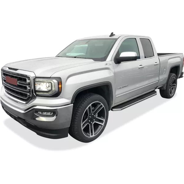 imageAPS Black 5in Steel Nerf Bars Compatible with Silverado Sierra 1500 20192025 Extended Cab ampamp 2500 3500 20202025 Exclude 19 1500 LDSilverado 1500 LTD Sierra 1500 LD 2022Polished