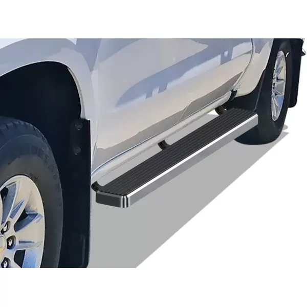 imageAPS Black 5in Steel Nerf Bars Compatible with Silverado Sierra 1500 20192025 Extended Cab ampamp 2500 3500 20202025 Exclude 19 1500 LDSilverado 1500 LTD Sierra 1500 LD 2022Aluminum Silver